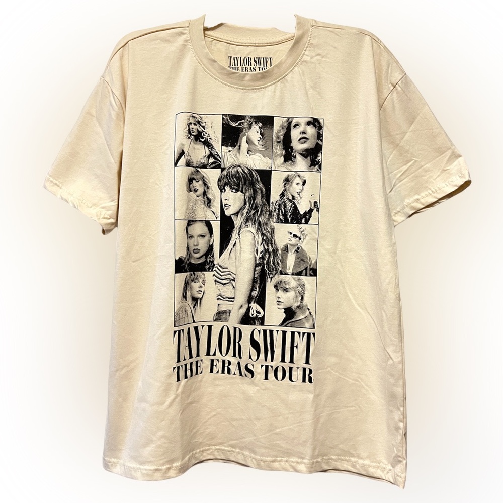 Taylor Swift Eras Tour Beige Cream Shirt L